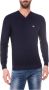 Armani Jeans Gezellige Gebreide Trui Blue Heren - Thumbnail 1