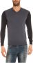 Armani Jeans Gezellige Gebreide Trui Gray Heren - Thumbnail 1