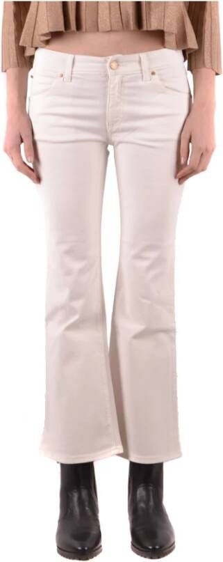 Armani Stijlvolle Cropped Jeans voor Vrouwen White Dames