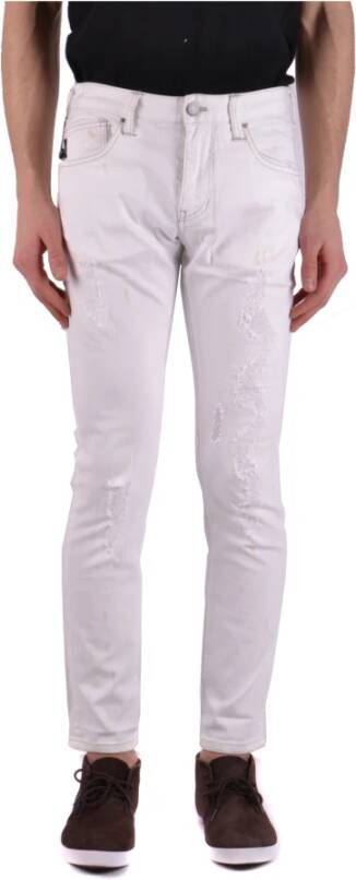 Armani Slim-fit Jeans voor Mannen White Heren