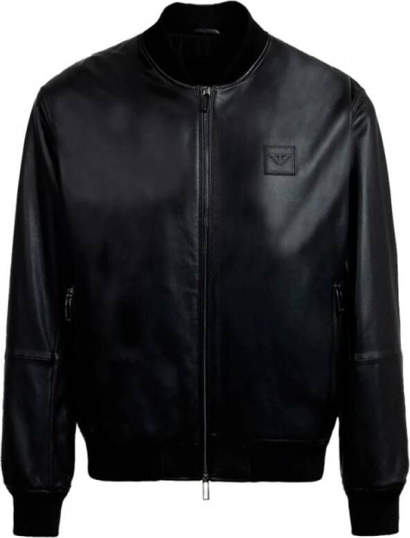 Emporio Armani Blouson Jacket Black Zwart Heren