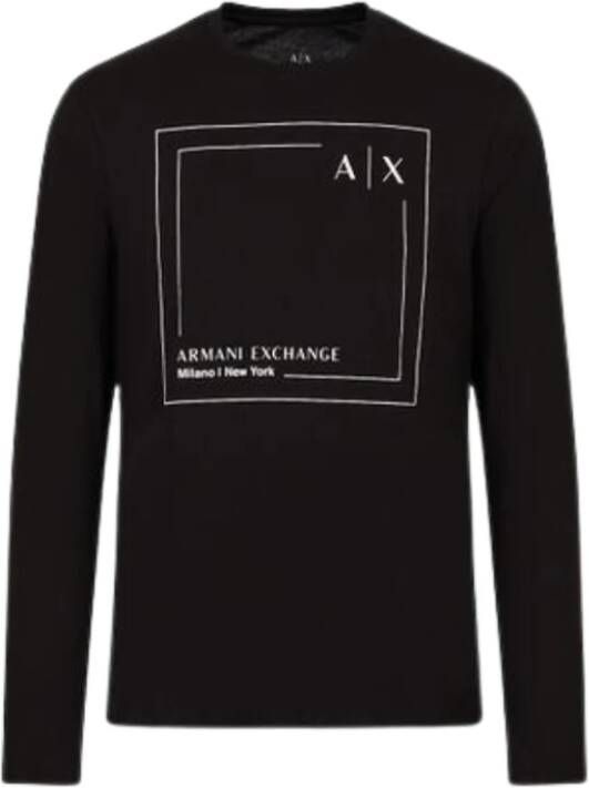 Armani Exchange Klassiek T-shirt voor heren Zwart Heren