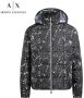 Armani Exchange Zwarte Jas met Verfspat Print Black Heren - Thumbnail 3