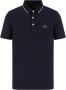 Armani Exchange Klassieke Polo Shirt Blue Heren - Thumbnail 3