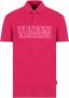 Armani Exchange Klassieke Kraag Polo Shirt Pink Heren - Thumbnail 1