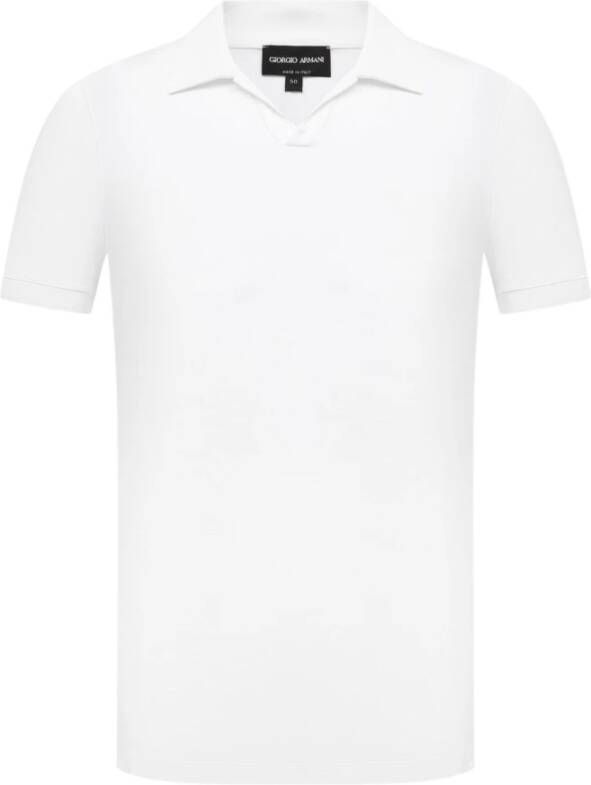 Armani Polo Shirts White Heren