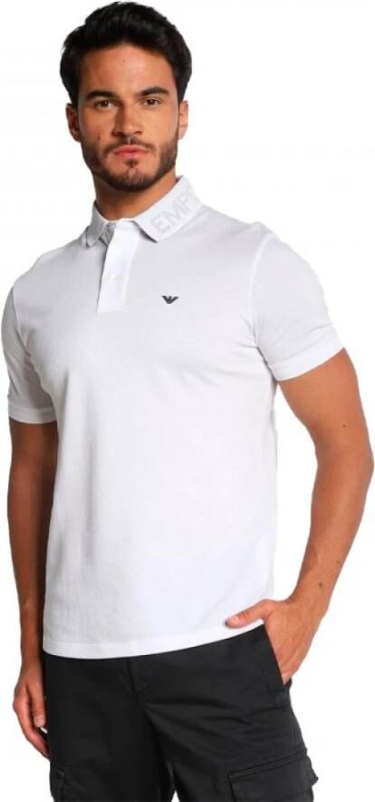 Emporio Armani Klassiek Polo Shirt White Heren