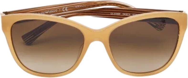 Armani Pre-owned Acetate sunglasses Bruin Dames