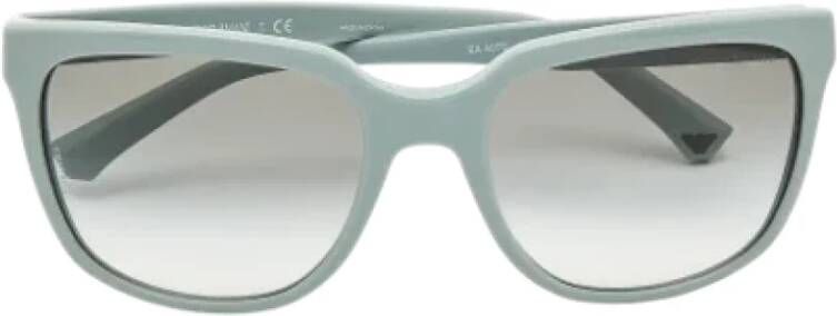 Armani Pre-owned Acetate sunglasses Groen Dames