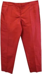 Armani Pre-owned Cotton bottoms Rood Dames