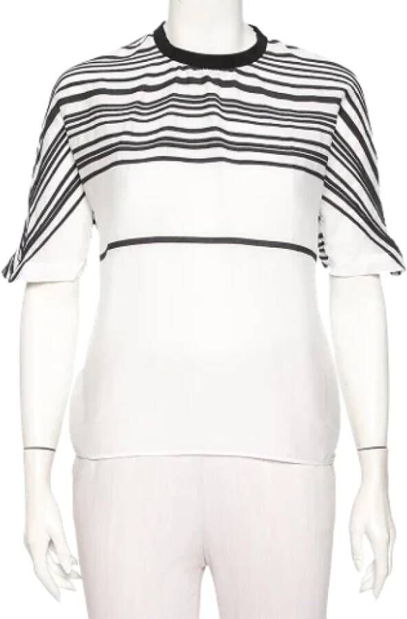 Armani Pre-owned Cotton tops White Dames