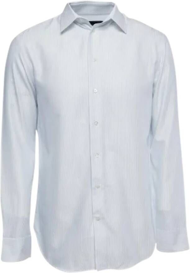 Armani Pre-owned Cotton tops White Dames