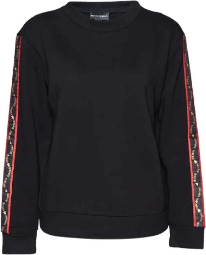 Armani Pre-owned Cotton tops Zwart Dames