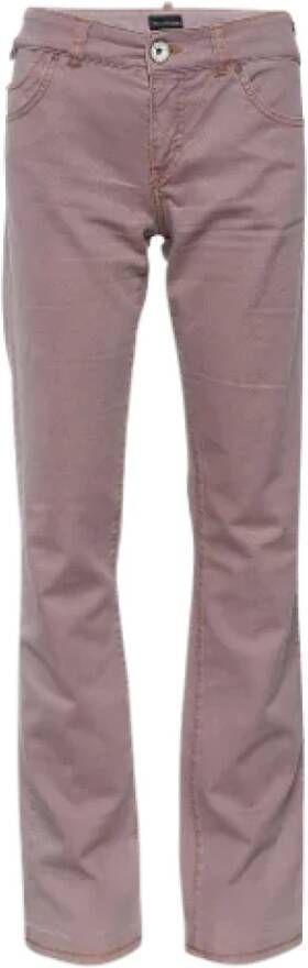 Armani Pre-owned Denim jeans Roze Dames