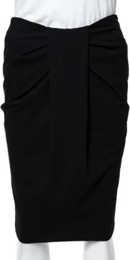 Armani Pre-owned Fabric bottoms Zwart Dames