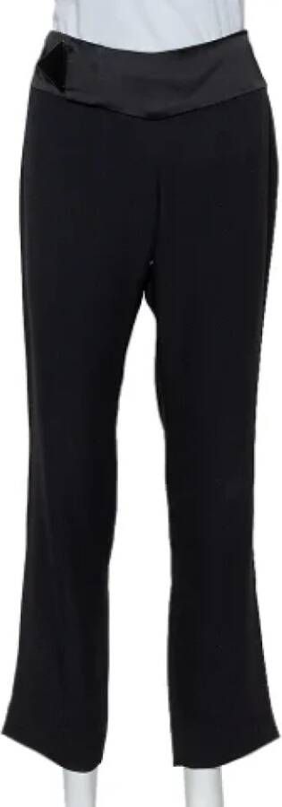 Armani Pre-owned Fabric bottoms Zwart Dames