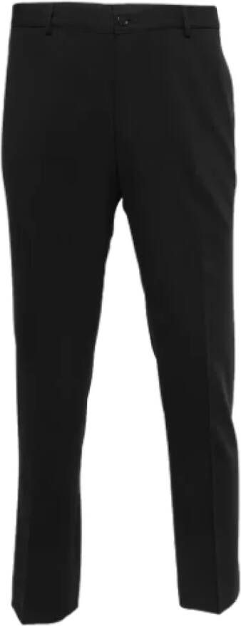 Armani Pre-owned Fabric bottoms Zwart Dames