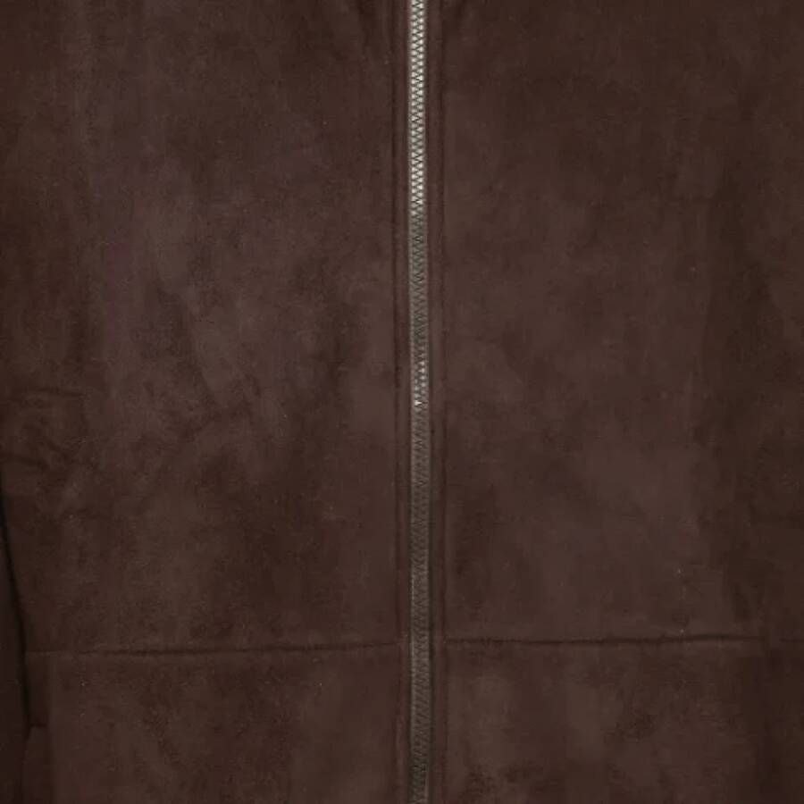 Armani Pre-owned Fabric outerwear Brown Dames