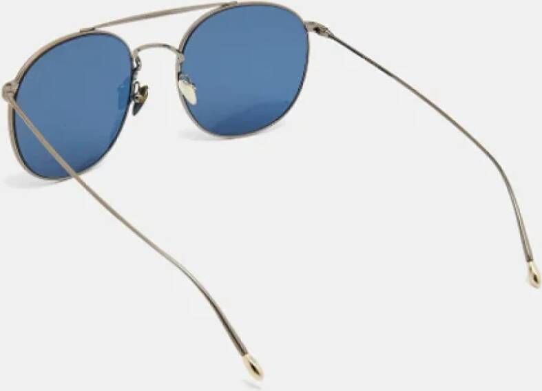 Armani Pre-owned Fabric sunglasses Blauw Dames