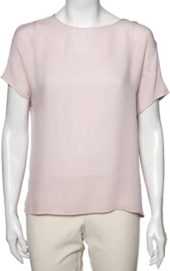 Armani Pre-owned Fabric tops Roze Dames