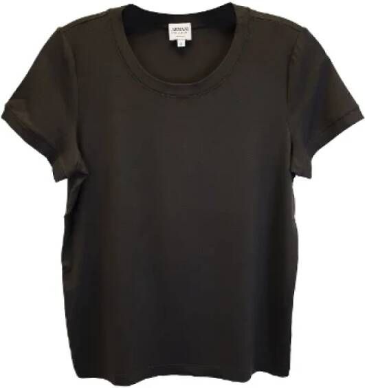 Armani Pre-owned Fabric tops Zwart Dames