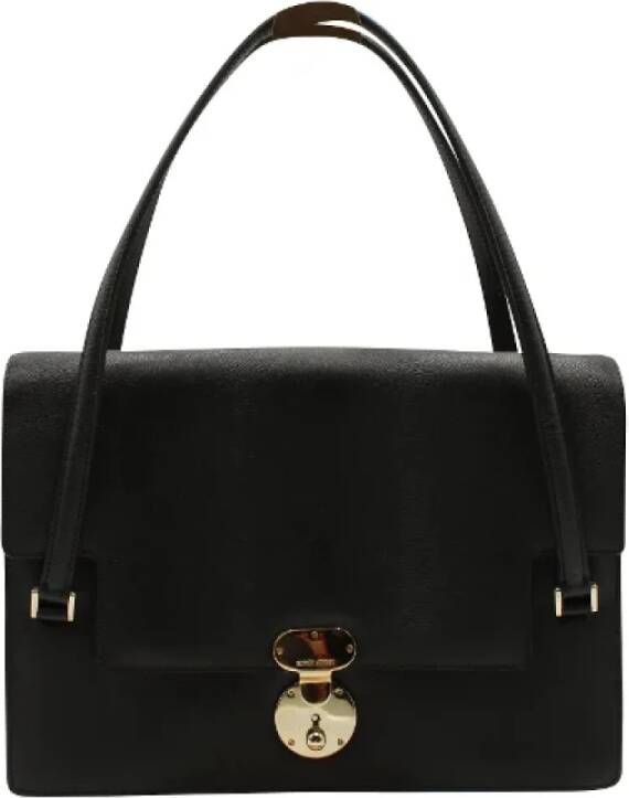 Armani Pre-owned Handtassen voor het eigendom van canvas Zwart Dames