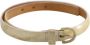 Armani Pre-owned Leather belts Beige Dames - Thumbnail 1