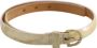 Armani Pre-owned Leather belts Beige Dames - Thumbnail 1