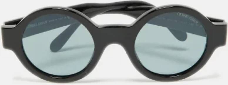 Armani Pre-owned Plastic sunglasses Zwart Dames
