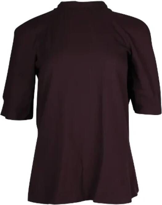 Armani Pre-owned Polyester tops Purple Dames