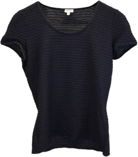 Armani Pre-owned Polyester tops Black Dames