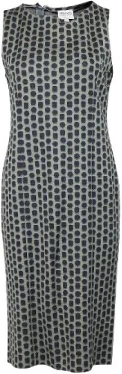Armani Pre-owned Cotton dresses Grijs Dames