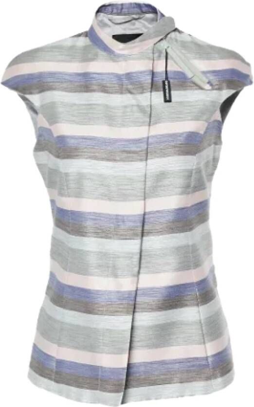 Armani Pre-owned Cotton outerwear Meerkleurig Dames
