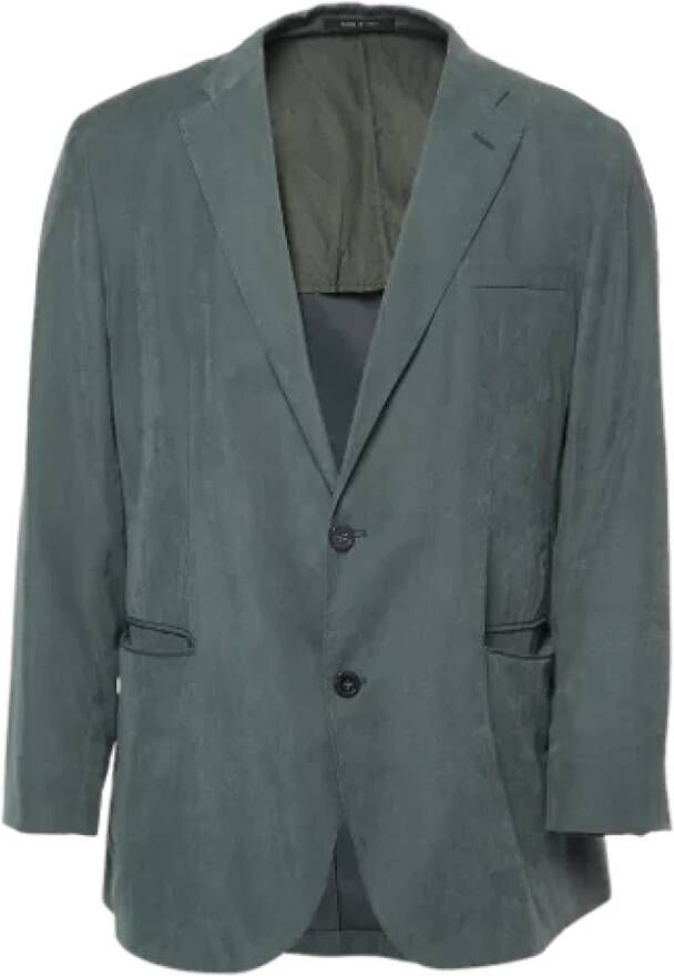 Armani Pre-owned Fabric outerwear Groen Dames