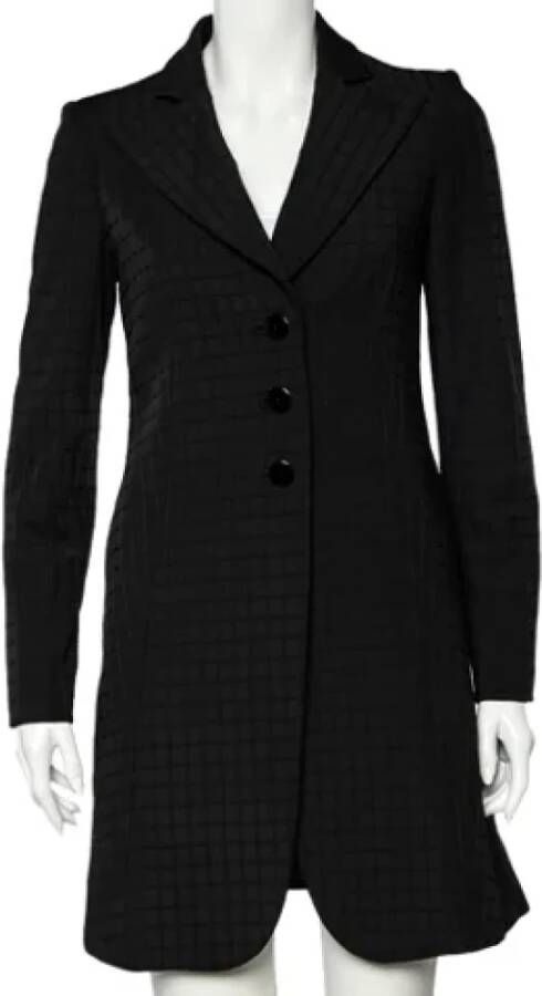 Armani Pre-owned Fabric outerwear Zwart Dames