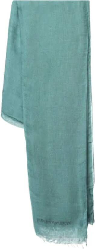 Armani Pre-owned Fabric scarves Groen Dames