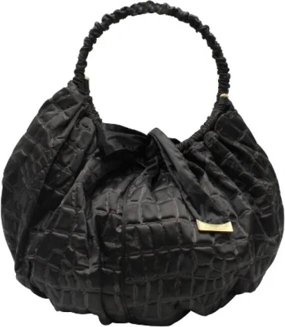 Armani Pre-owned Polyester handbags Zwart Dames