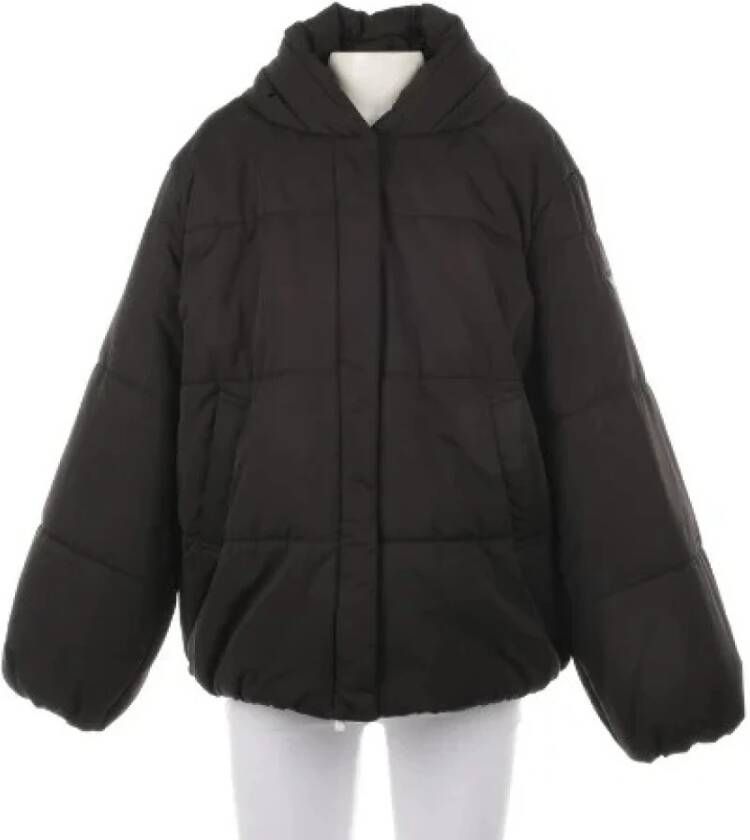 Armani Pre-owned Polyester outerwear Zwart Dames