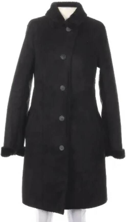 Armani Pre-owned Polyester outerwear Zwart Dames