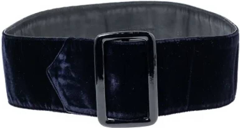 Ar i Pre-owned Velvet belts Blauw Unisex