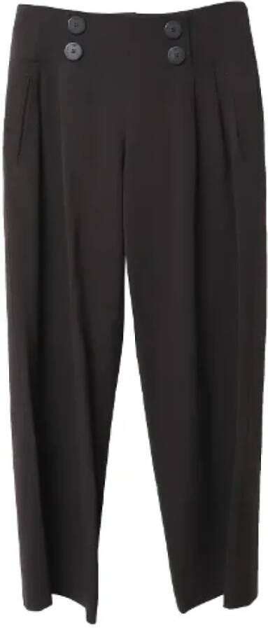 Armani Pre-owned Wool bottoms Bruin Dames