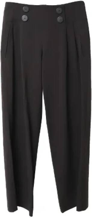Armani Pre-owned Wool bottoms Bruin Dames