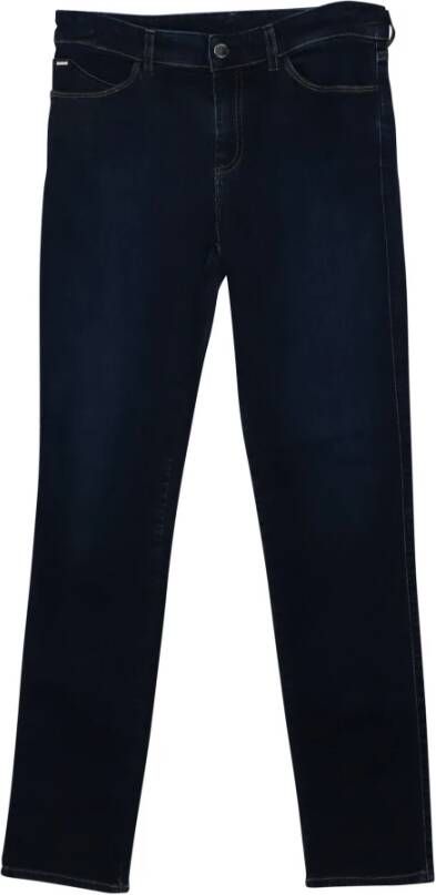 Armani Pre-owned Skinny Jeans Blauw Dames
