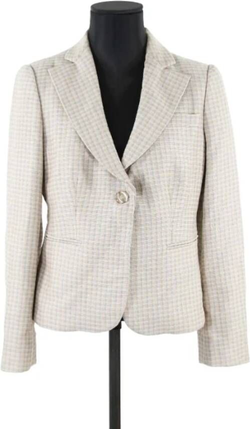 Armani Pre-owned Voldoende katoenen bovenkleding Beige Dames