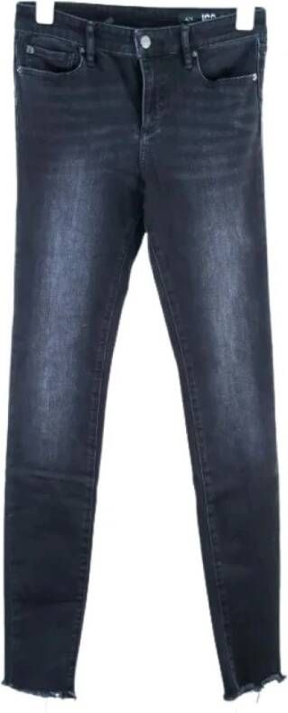 Armani Pre-owned Voldoende katoenen jeans Grijs Dames