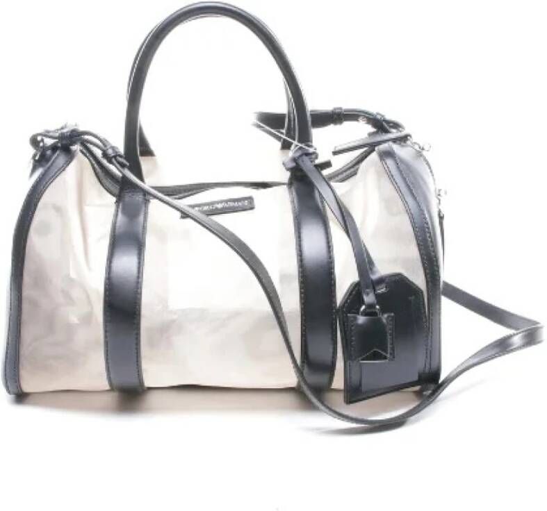 Armani Pre-owned Voldoende polyester handtassen Beige Dames