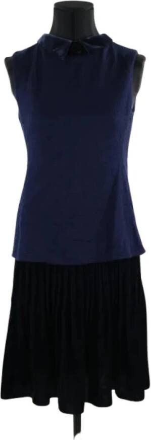 Ar i Pre-owned Voldoende stoffenjurken Blauw Unisex