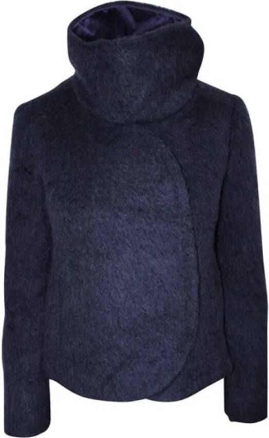 Armani Pre-owned Voldoende wollen bovenkleding Paars Dames