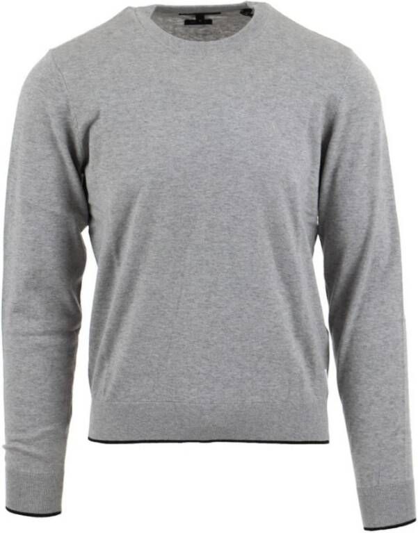 Armani Exchange Round-neck Knitwear Grijs Heren