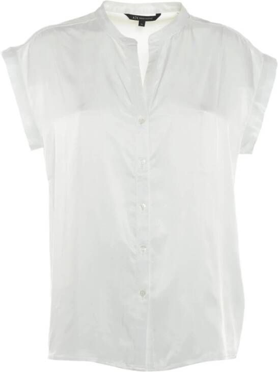 Armani Shirts White Dames